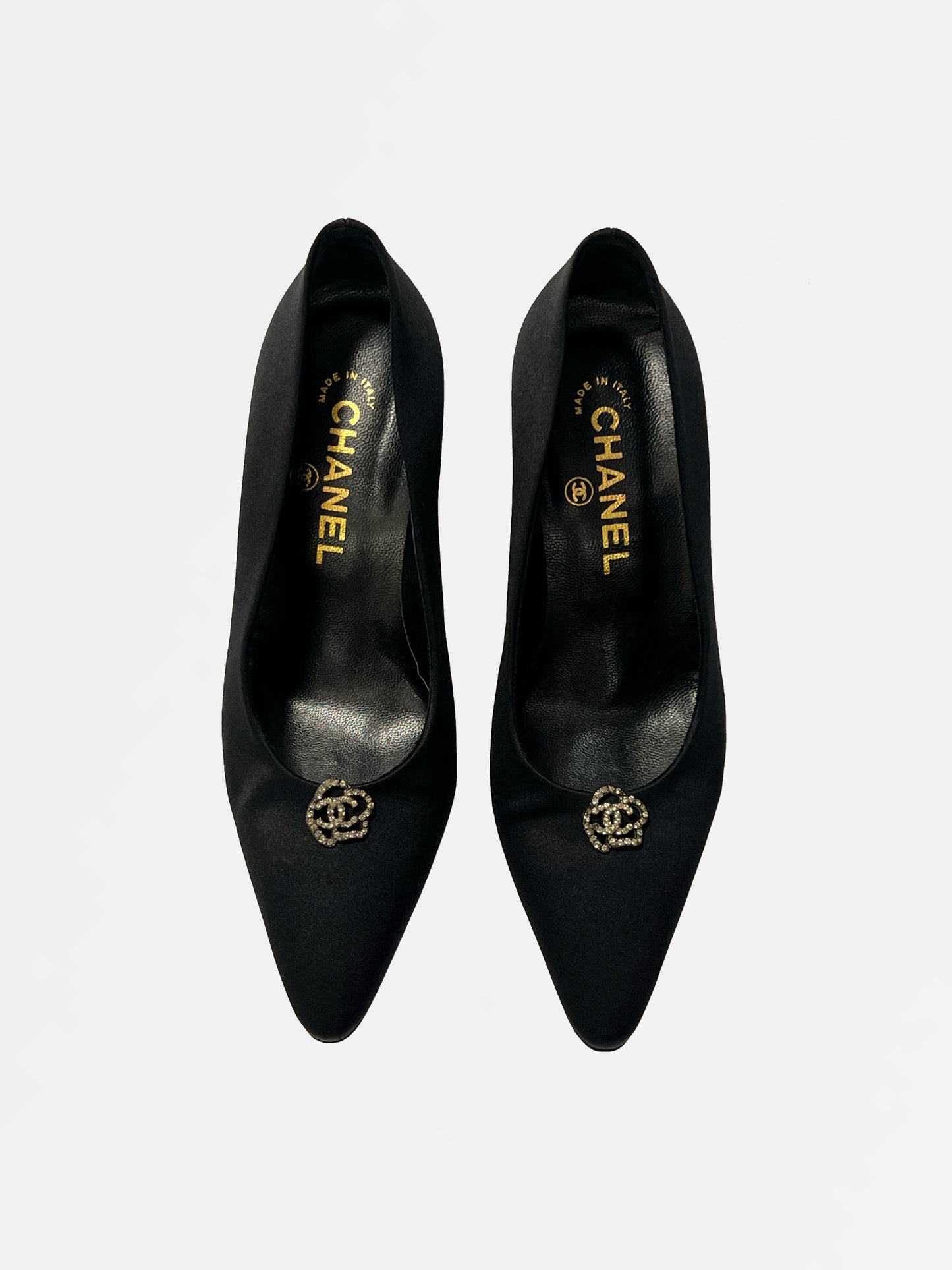 Chanel Satin Pumps, IT 36.5