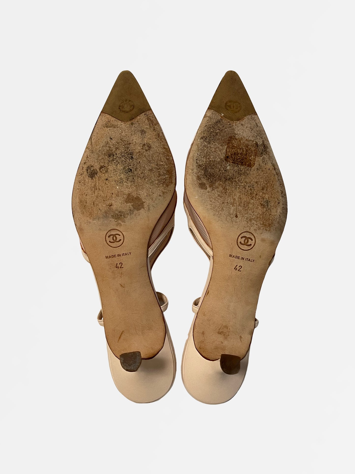 Chanel Slingback Heels, IT 42