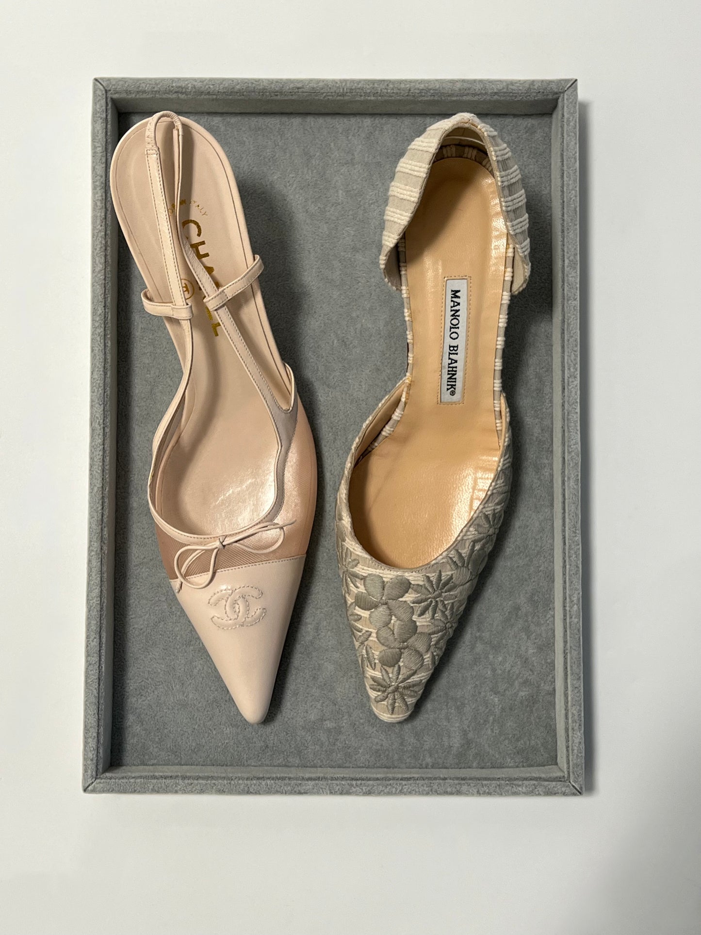 Manolo Blahnik D'Orsay Heels, IT 39.5
