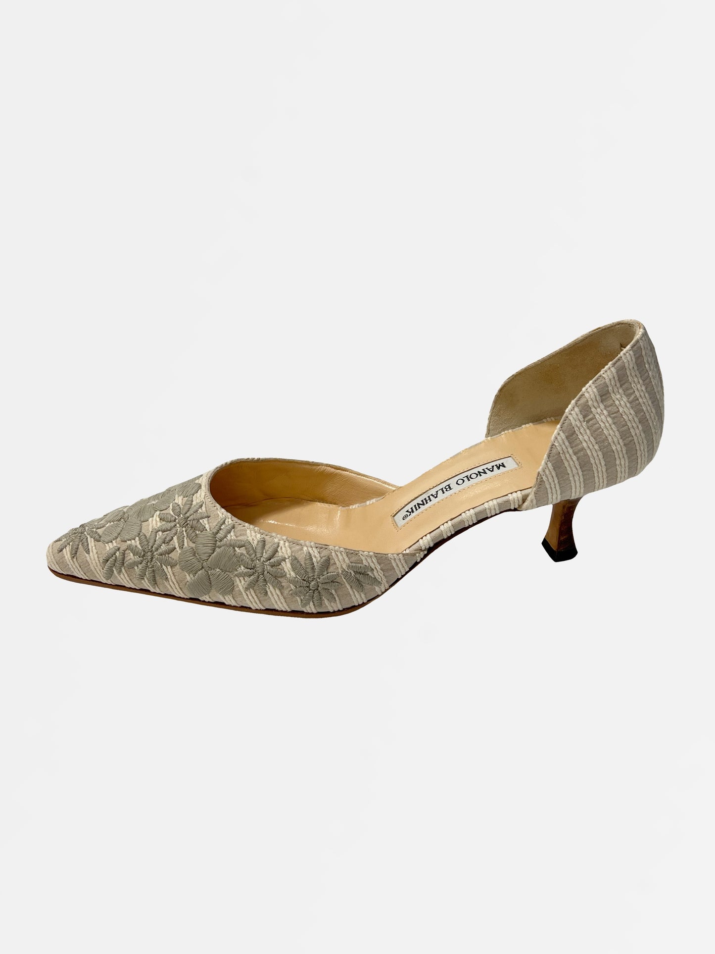 Manolo Blahnik D'Orsay Heels, IT 39.5
