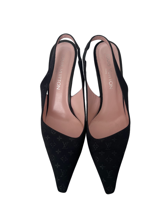Louis Vuitton Slingback Heels, IT 37.5