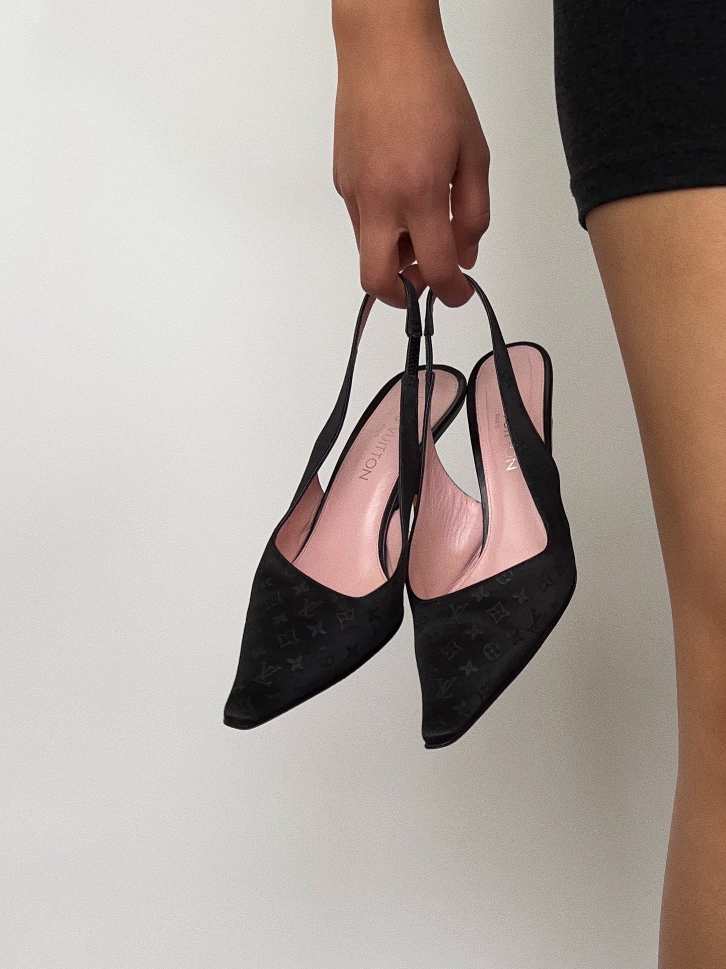 Louis Vuitton Slingback Heels, IT 37.5