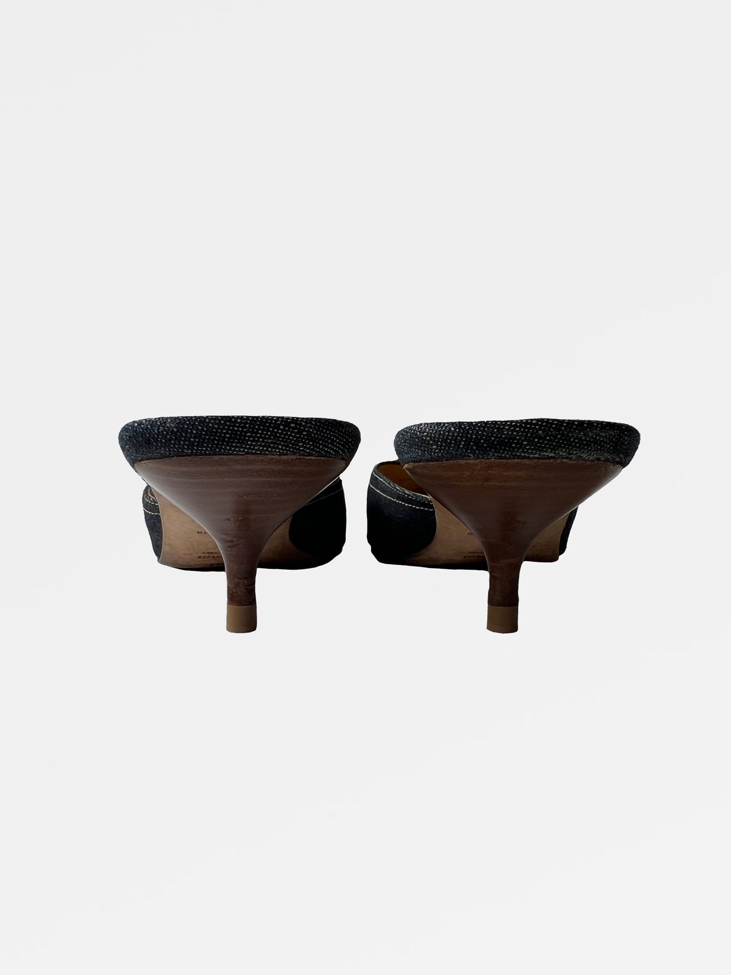 Miu Miu Denim Mules, IT 38