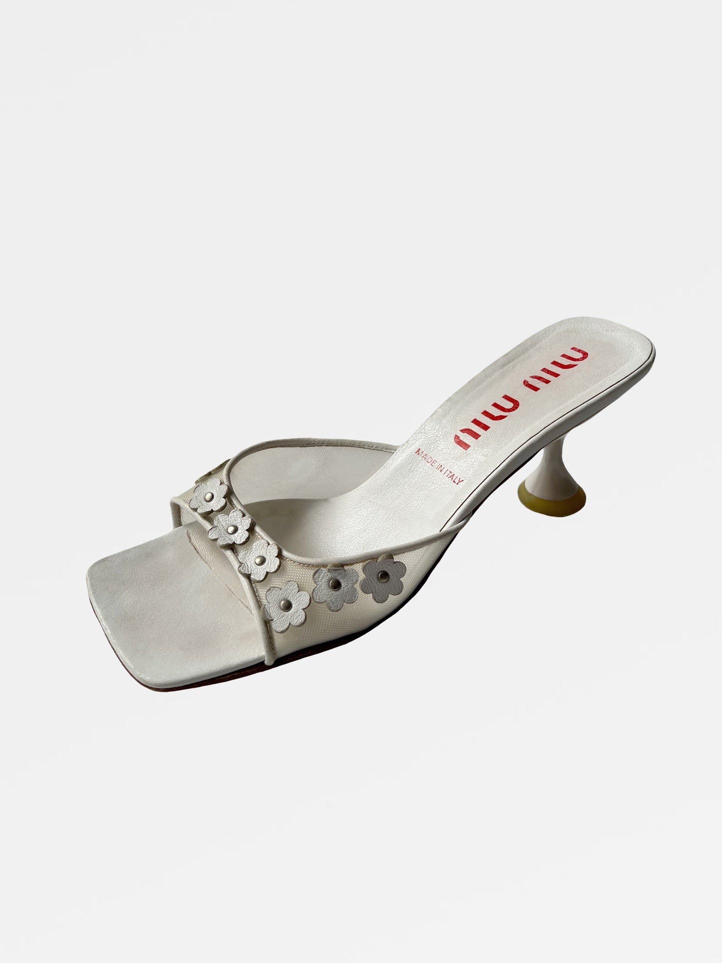 Miu Miu Daisy Heels, IT 38