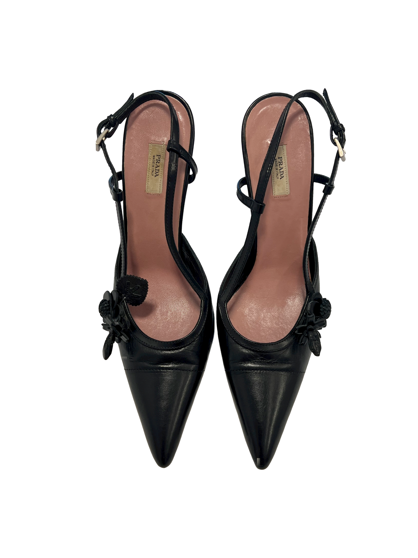Prada Slingback Heels, IT 37.5