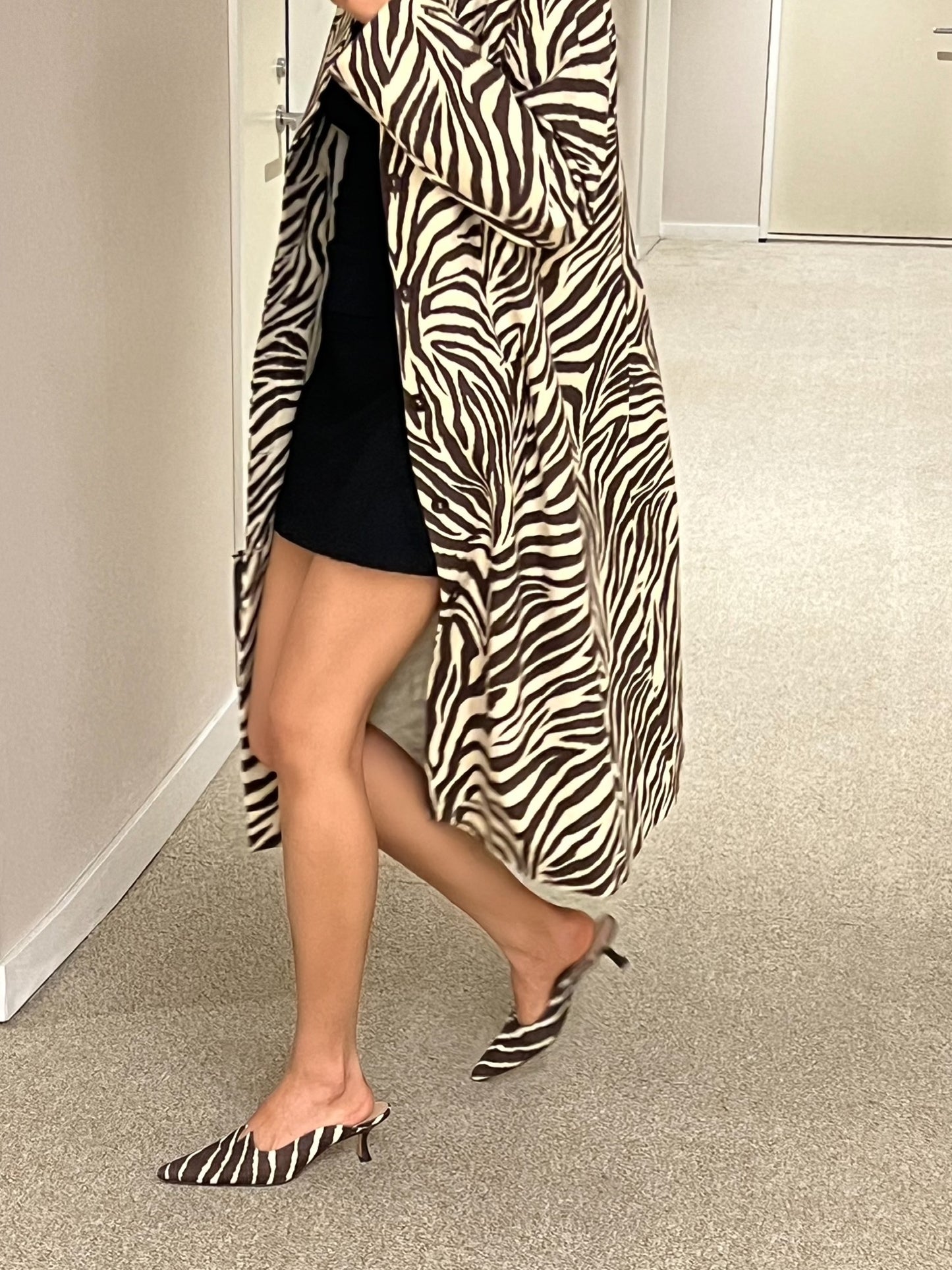 Manolo Blahnik Zebra Mules, IT 39.5