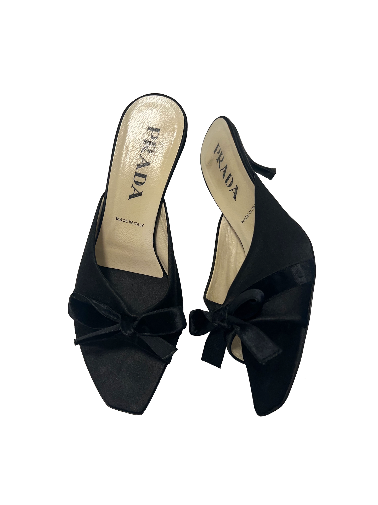 Prada Satin Mules, IT 37