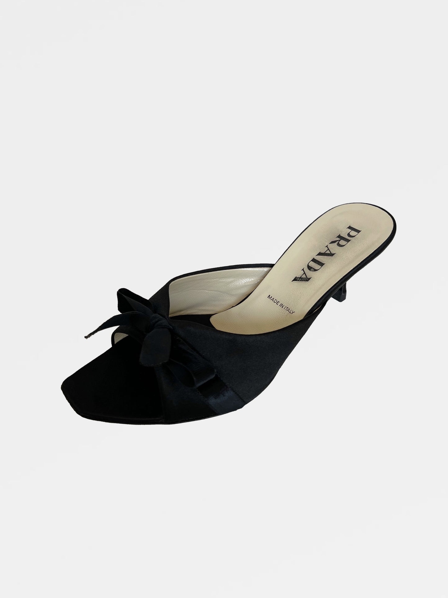 Prada Satin Mules, IT 37