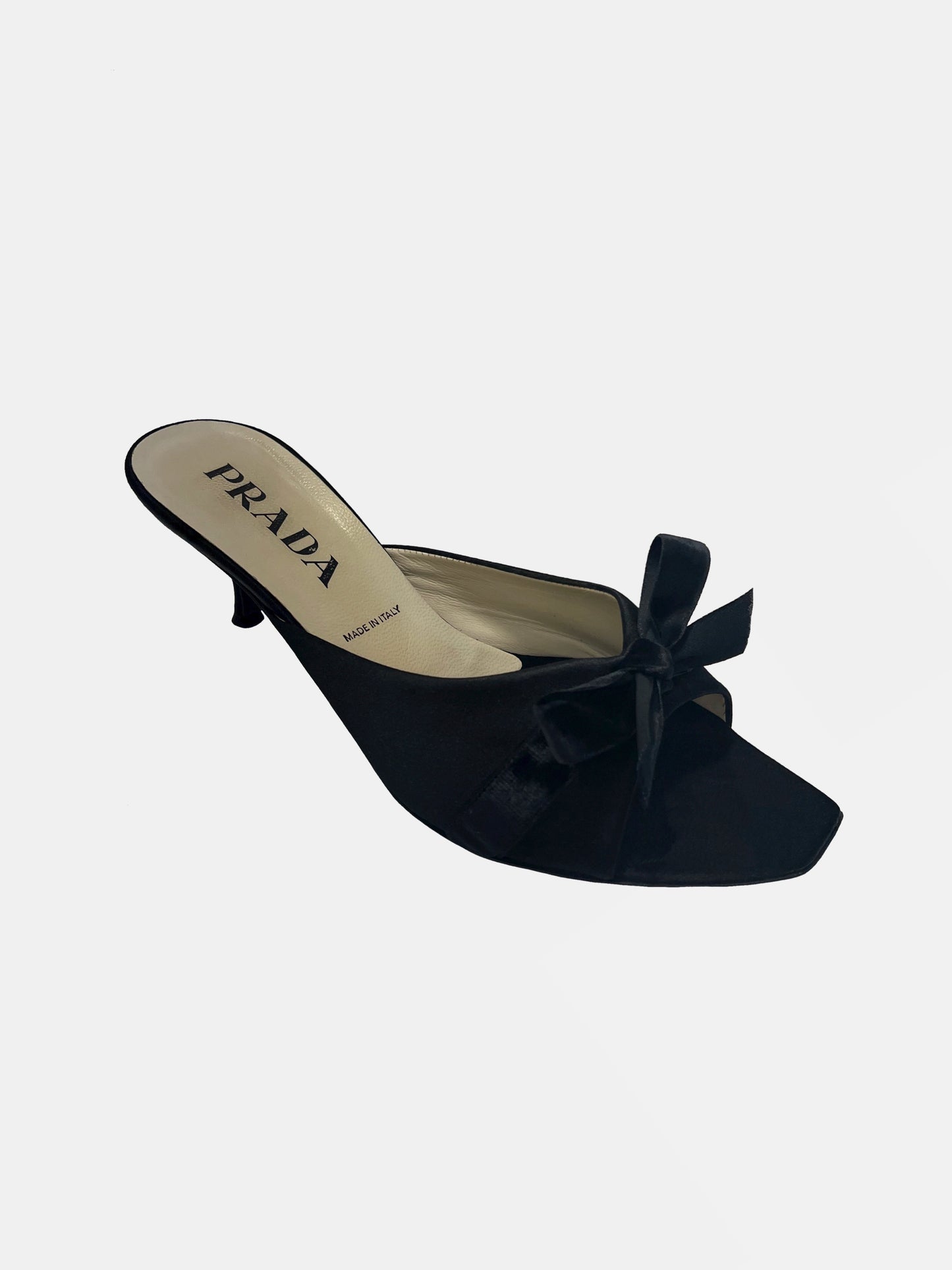 Prada Satin Mules, IT 37