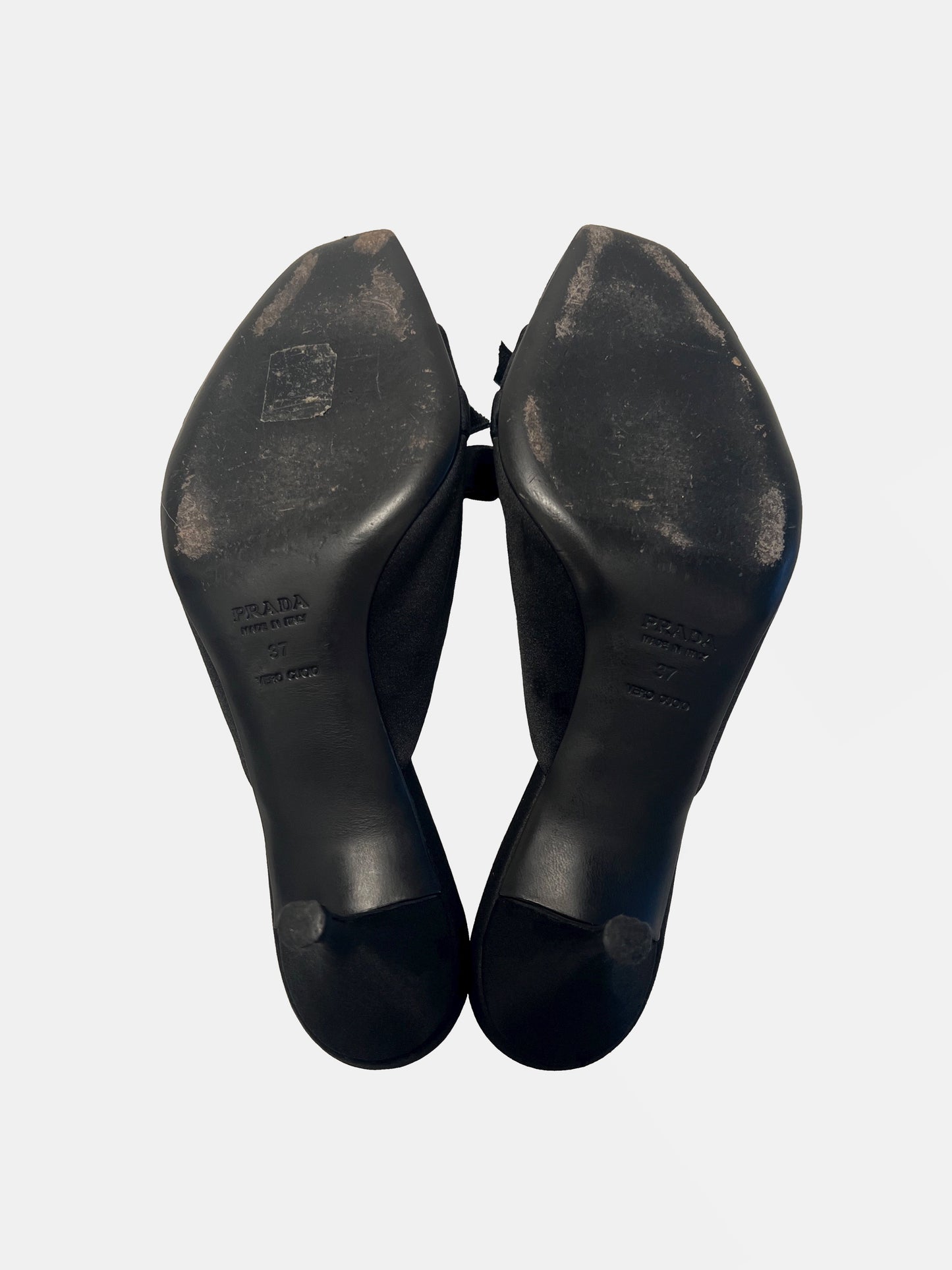 Prada Satin Mules, IT 37