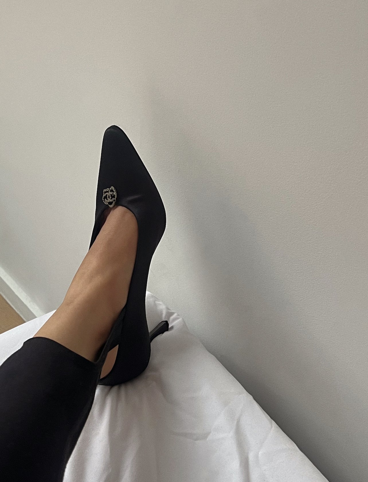 Chanel Satin Pumps, IT 36.5