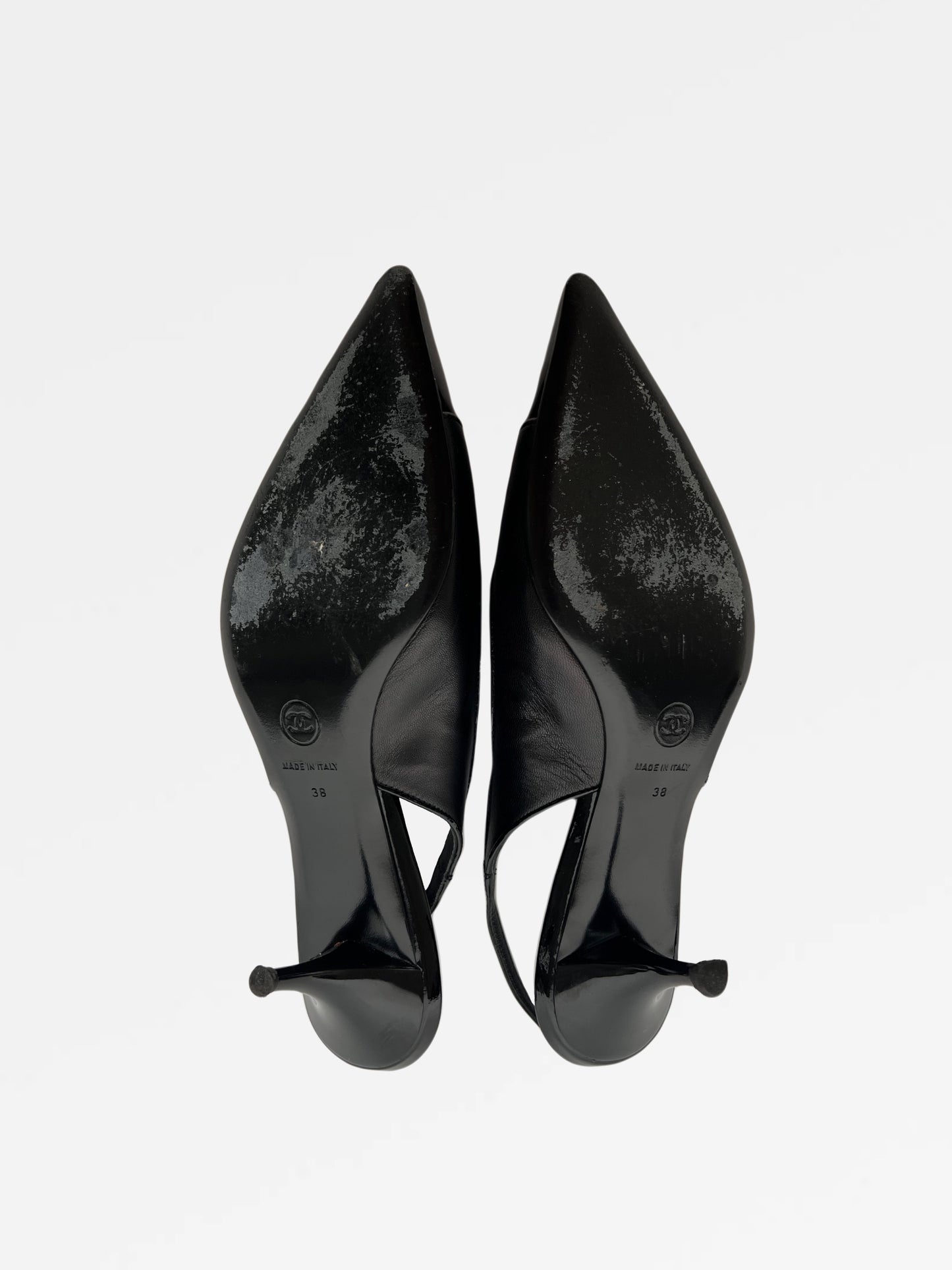 Chanel Slingback Heels, IT 38