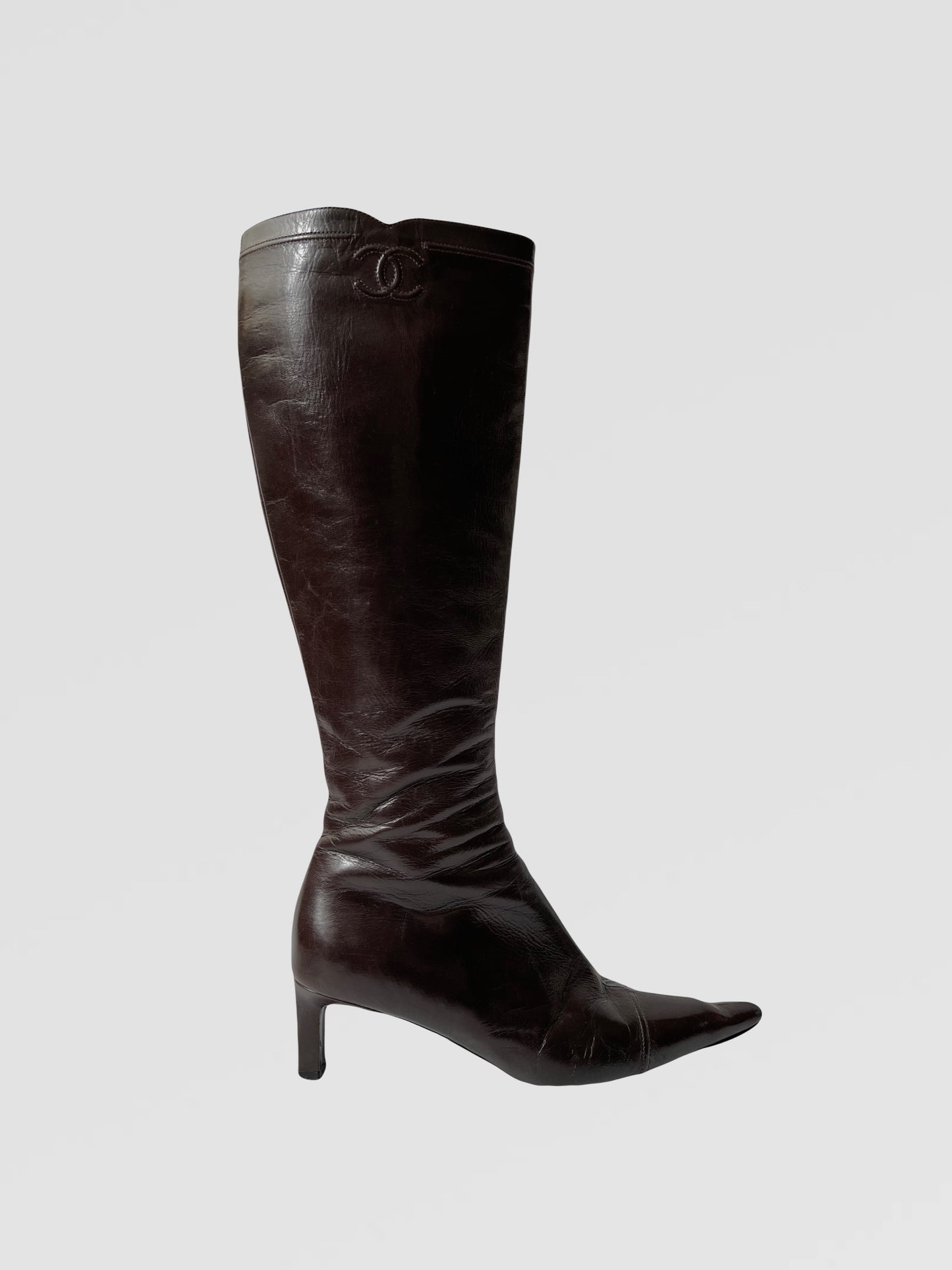 Chanel Knee High Boots, IT 38.5