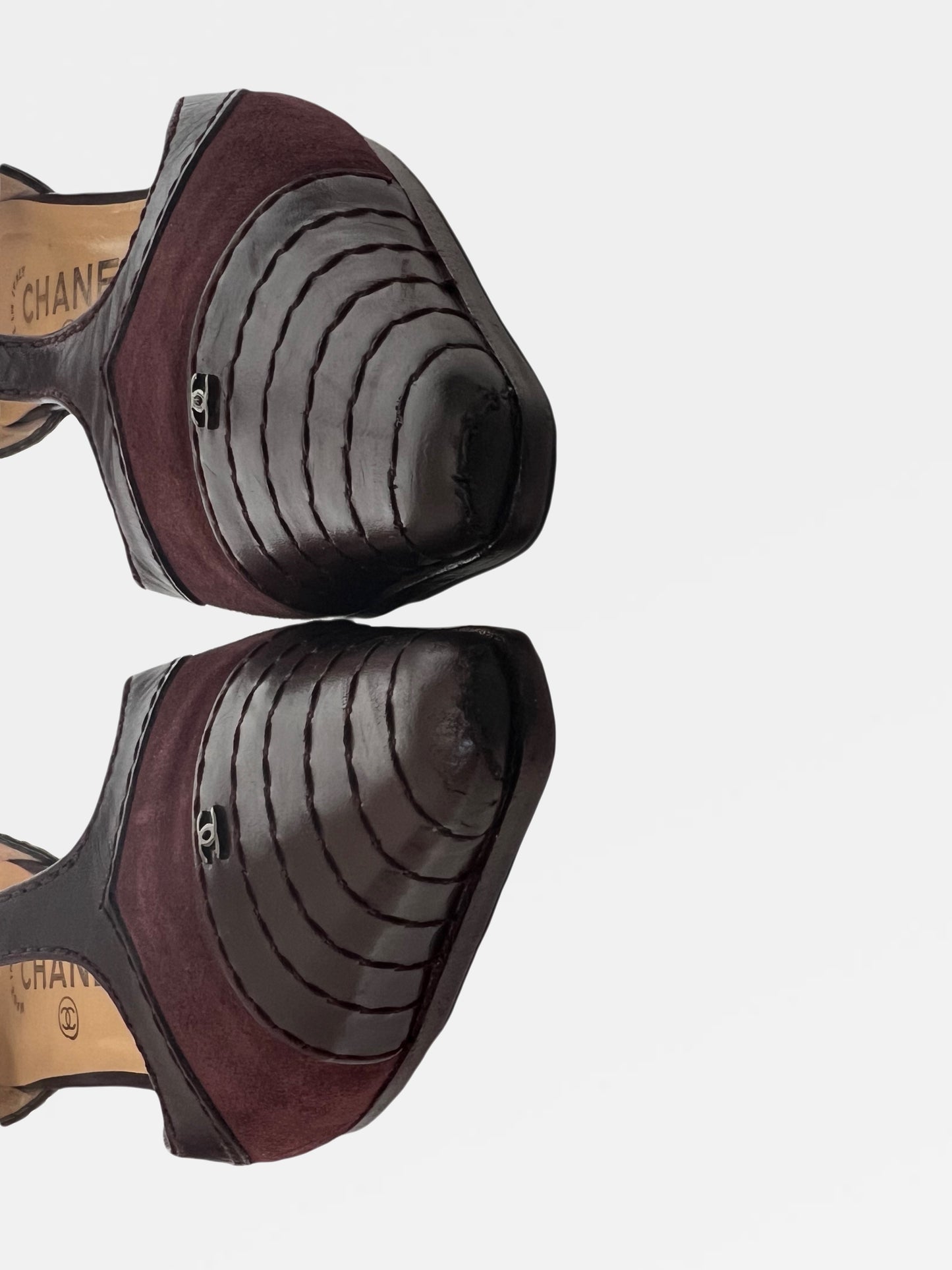 Chanel T-Strap Kitten Heels, IT 37