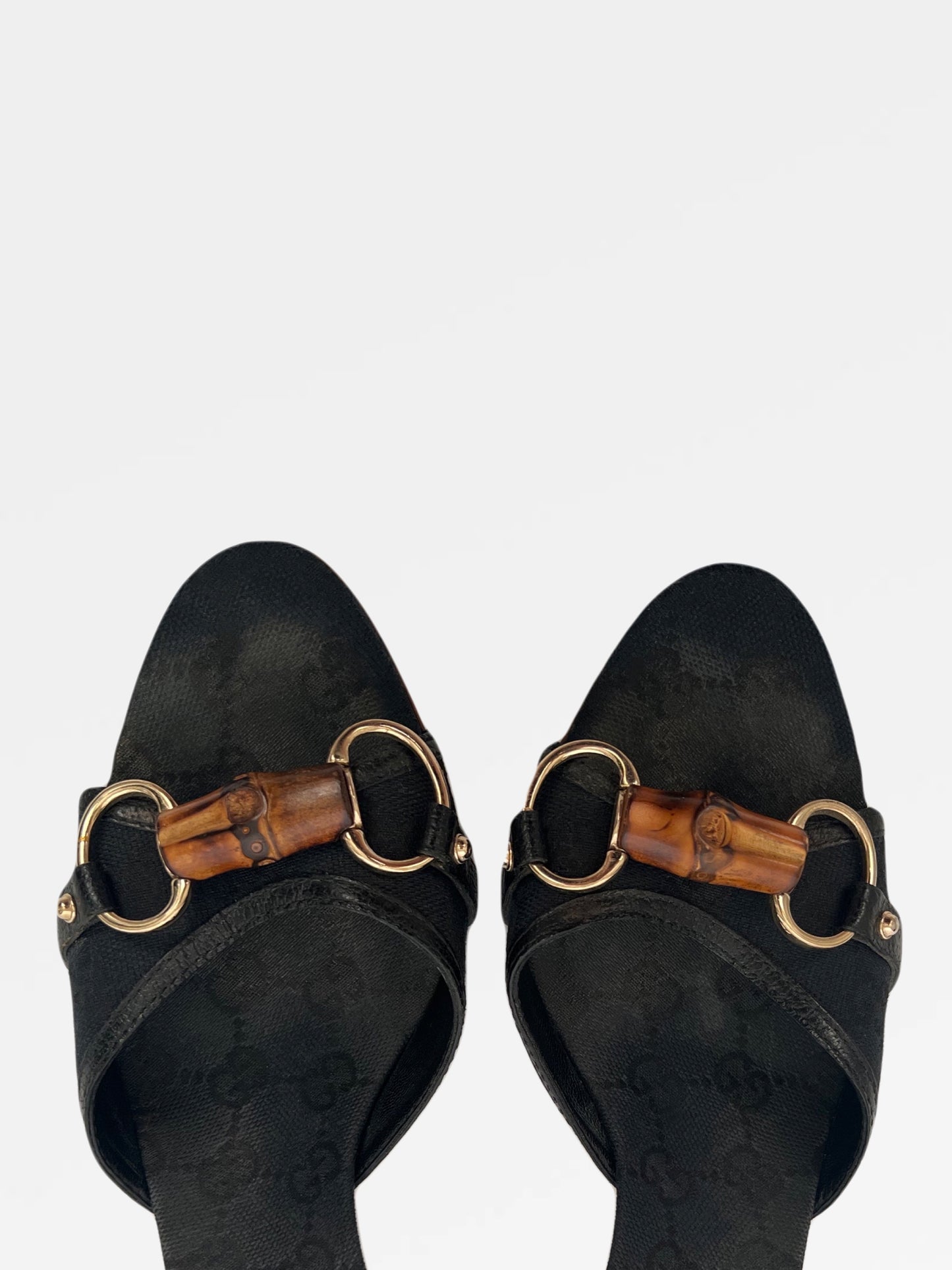 Gucci Canvas Slides, IT 37.5