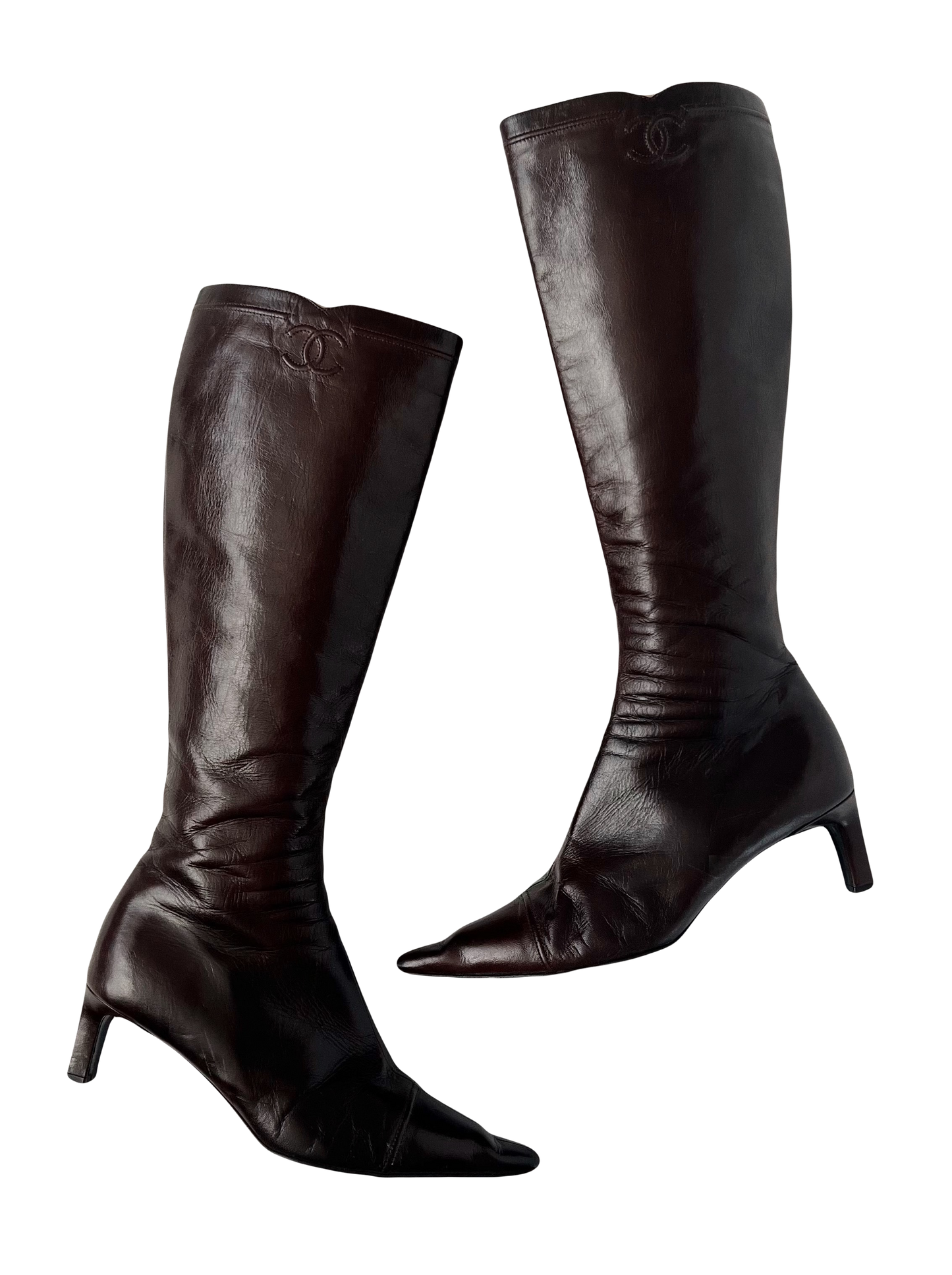 Chanel Knee High Boots, IT 38.5