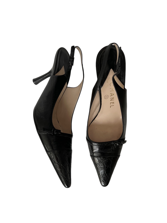 Chanel Slingback Heels, IT 38