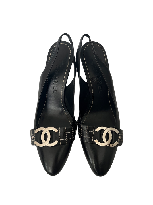 Chanel Slingbacks, IT 37.5