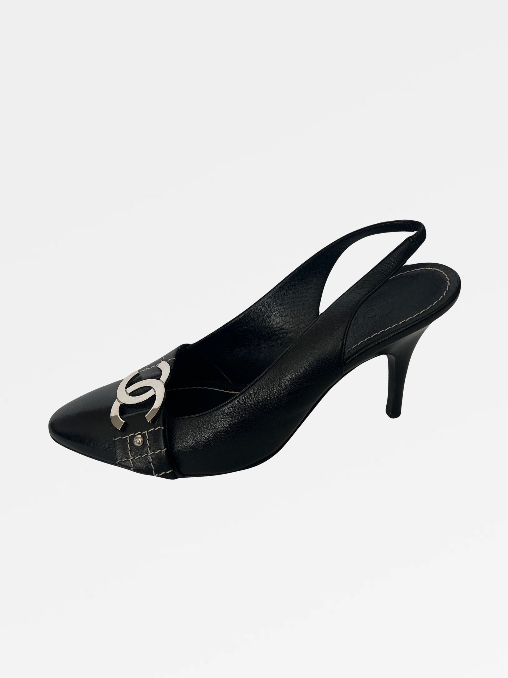 Chanel Slingback Heels, IT 37.5 – byrenn