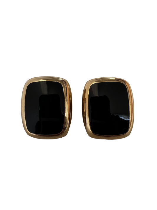 Dior Onyx Earrings