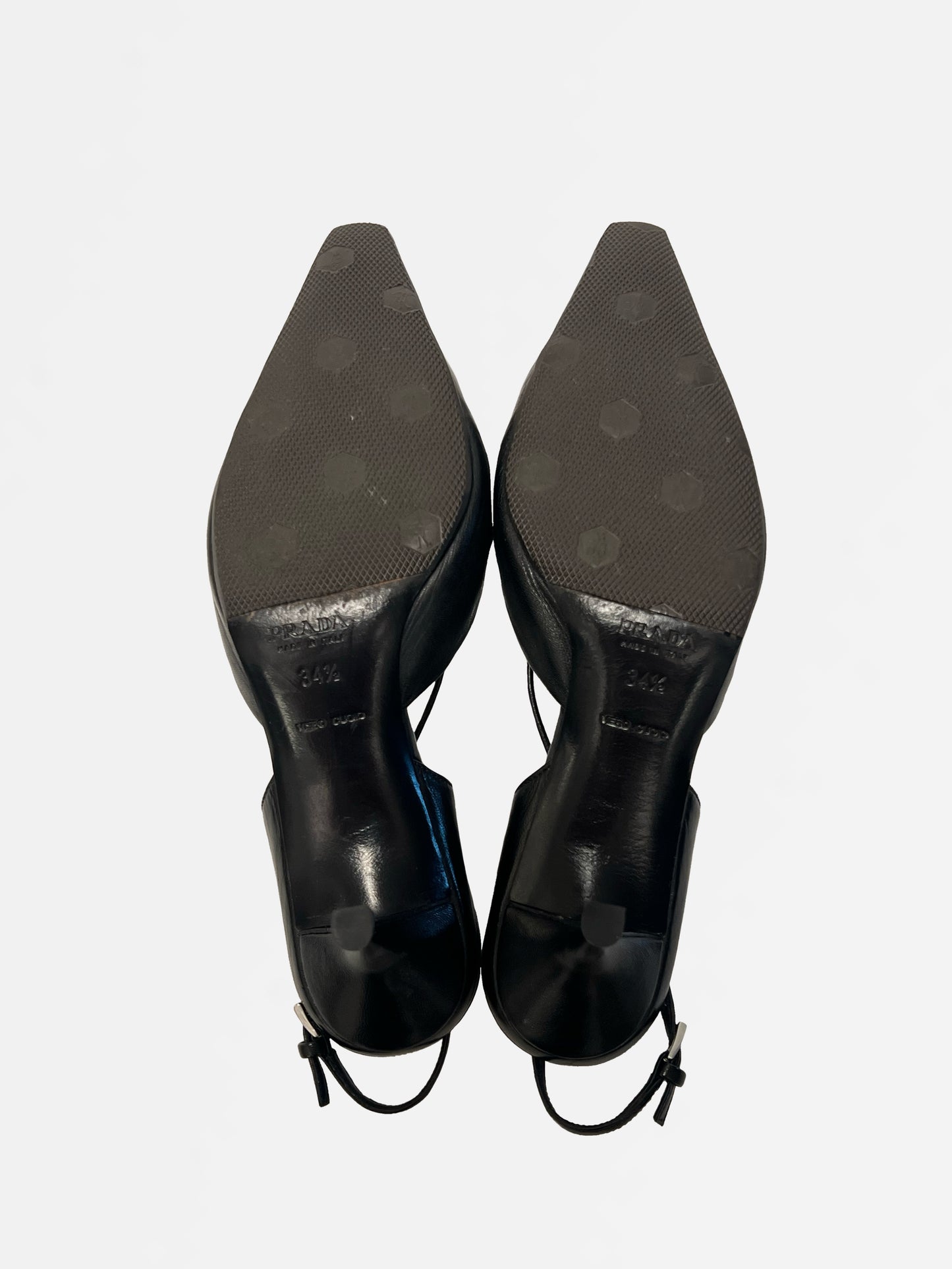 Prada Slingback Heels, IT 34.5, As Seen on CBK