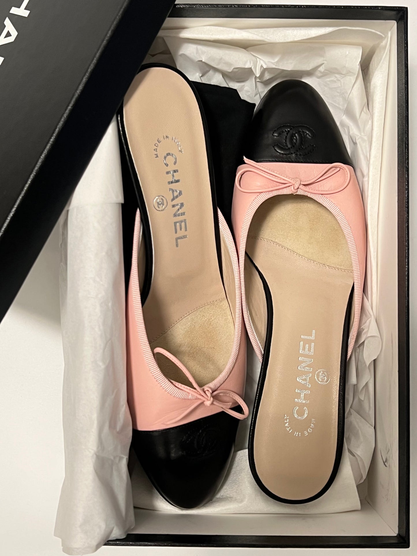 Rare Chanel Ballet Mules, IT 39.5