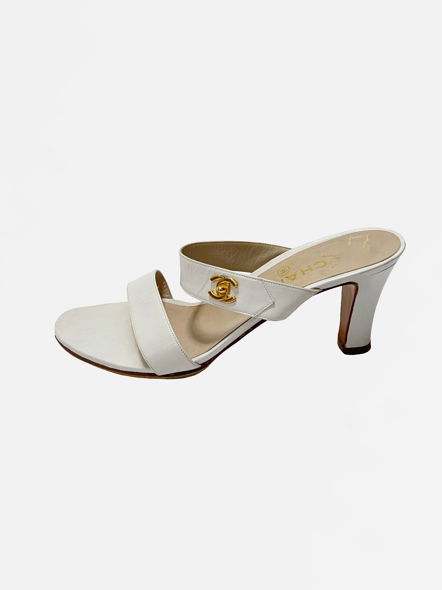 Chanel Turnlock Sandals, IT 39.5