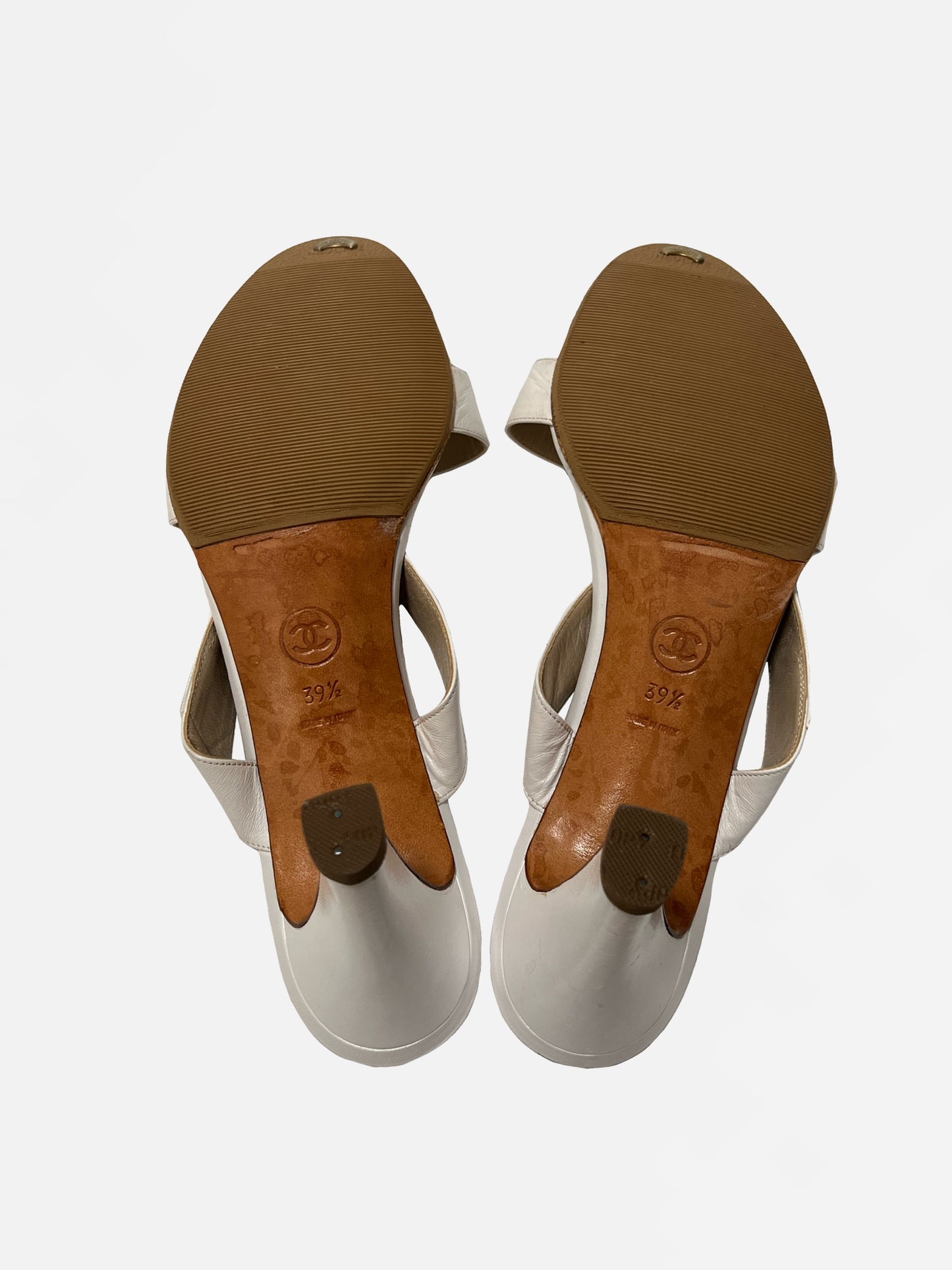 Chanel Turnlock Sandals, IT 39.5