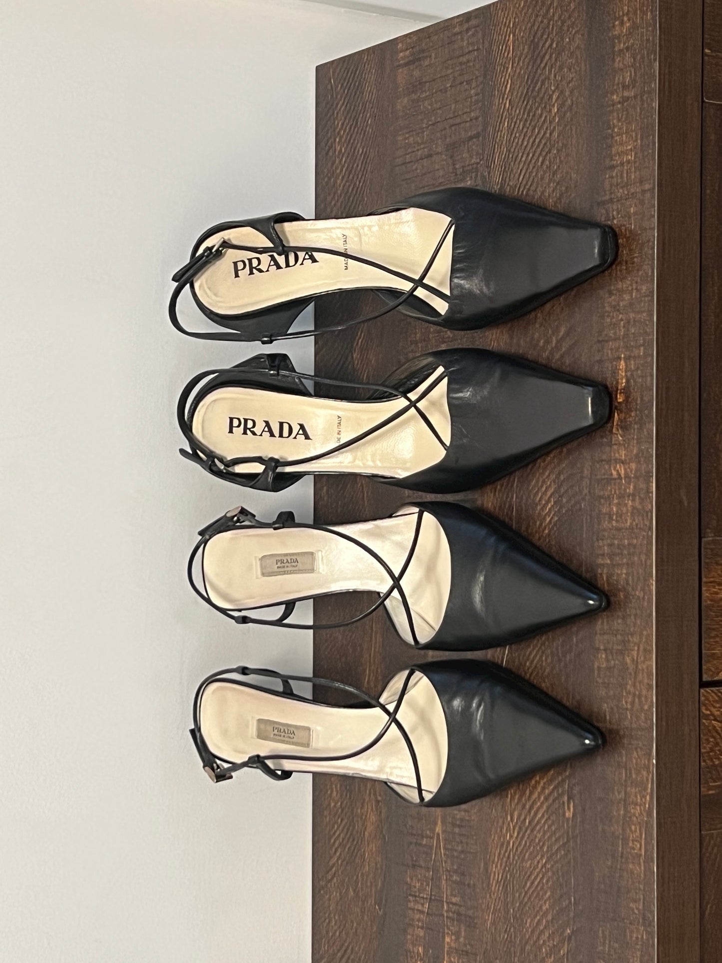 Prada Slingback Heels, IT 38.5