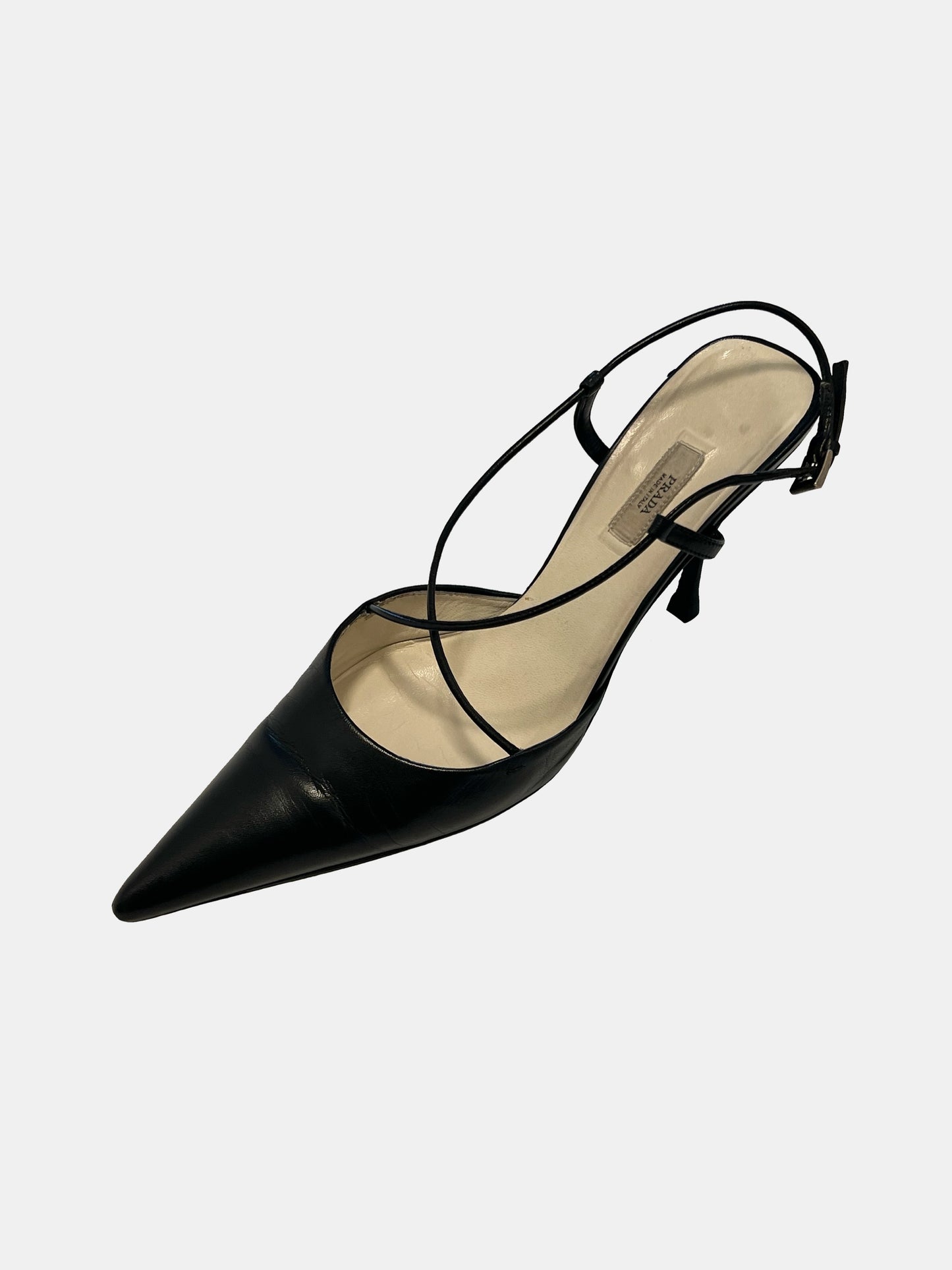 Prada Slingback Heels, IT 38.5