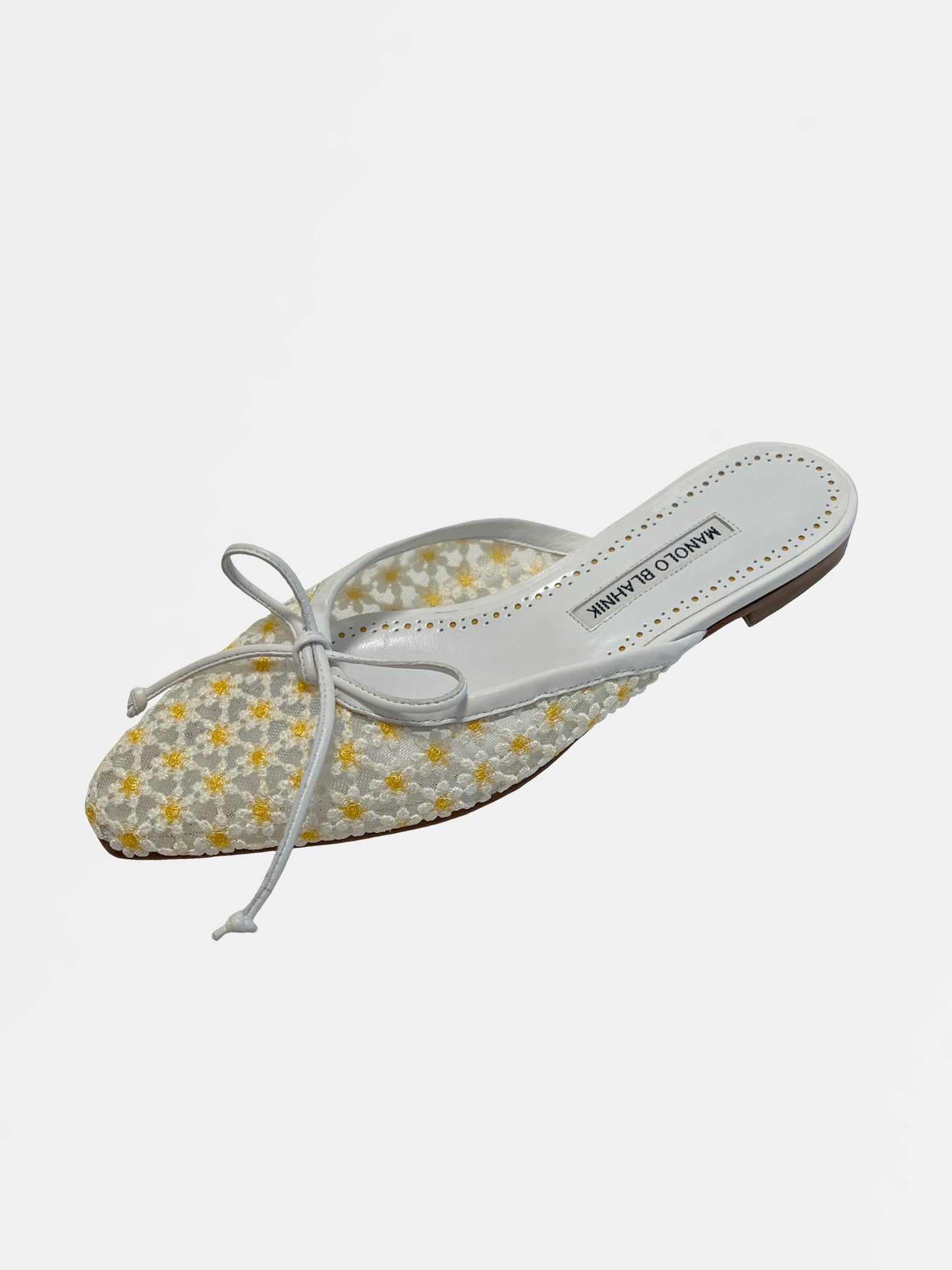 Manolo Blahnik Mesh Flats, IT 37