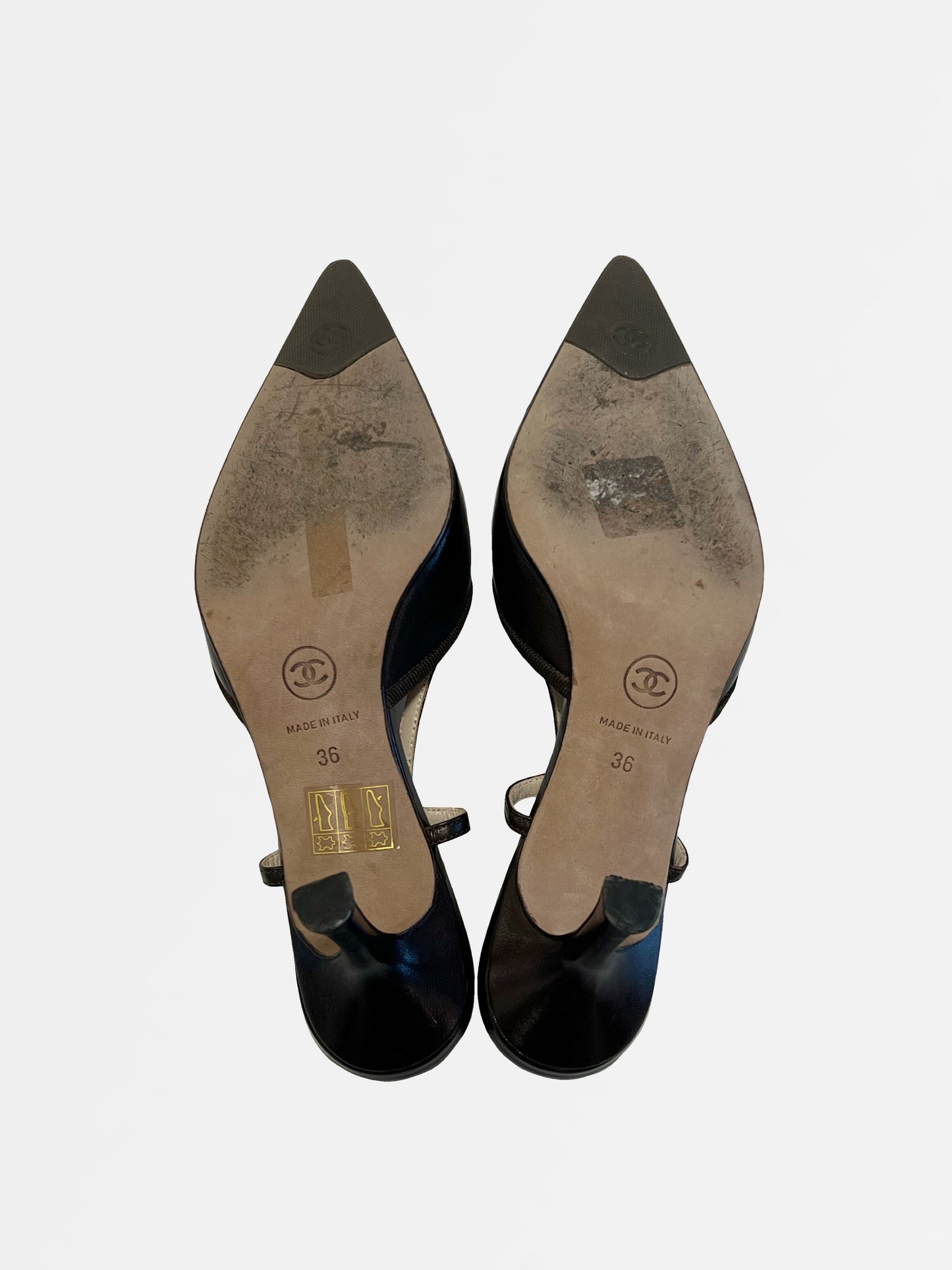 Chanel Slingback Heels, IT 36