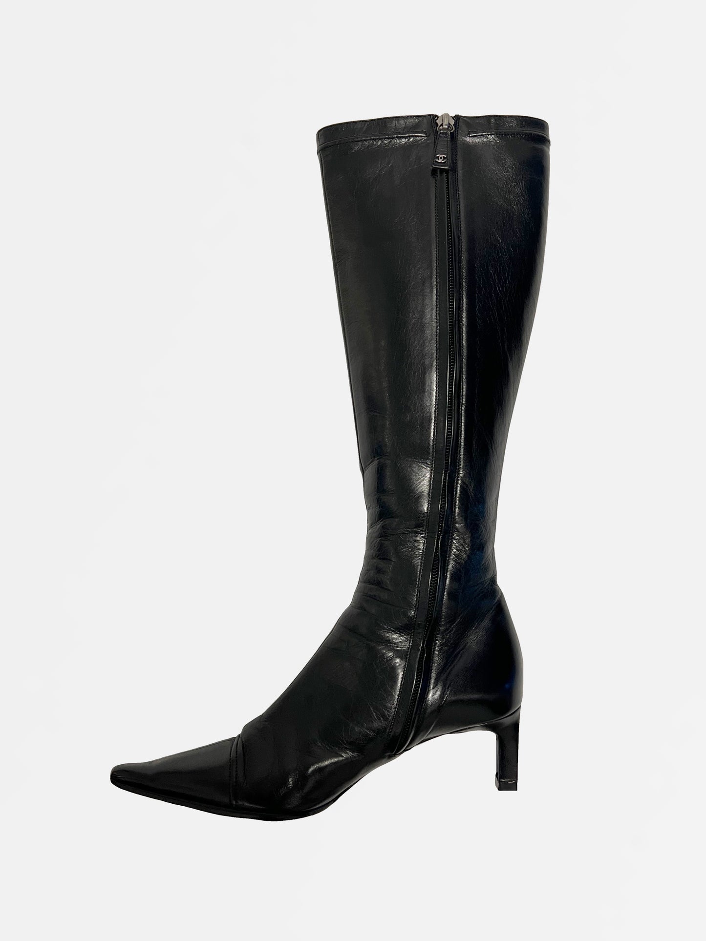 Chanel Knee High Boots, IT 37.5