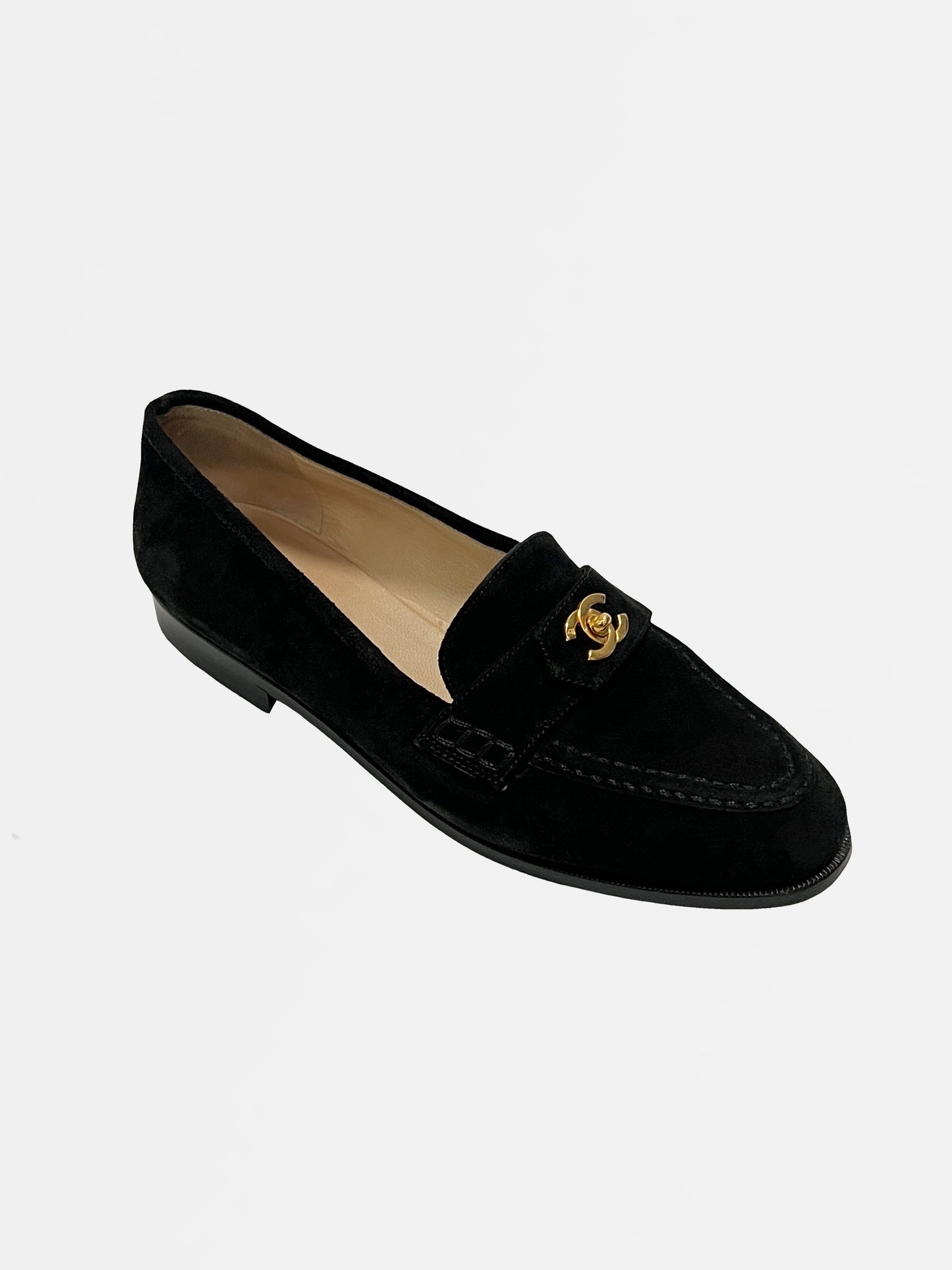 Chanel Turnlock Loafers, IT 39