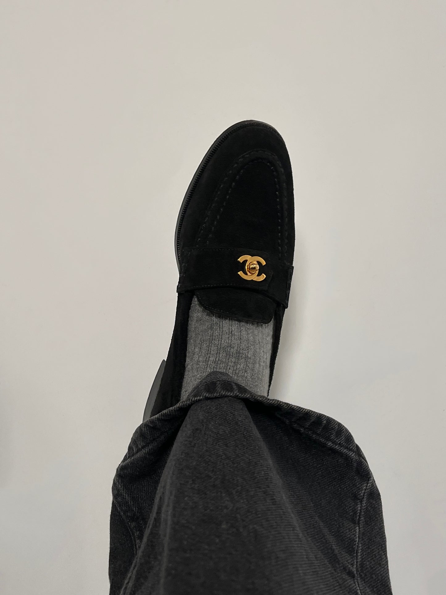 Chanel Turnlock Loafers, IT 39