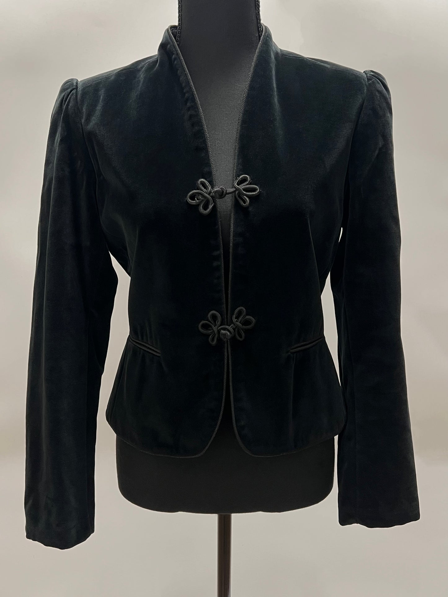 Vintage Jacket with Frog Closures