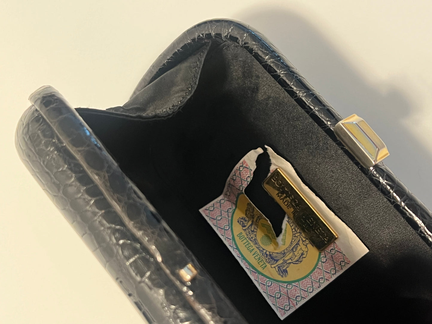 Bottega Veneta Crocodile Clutch