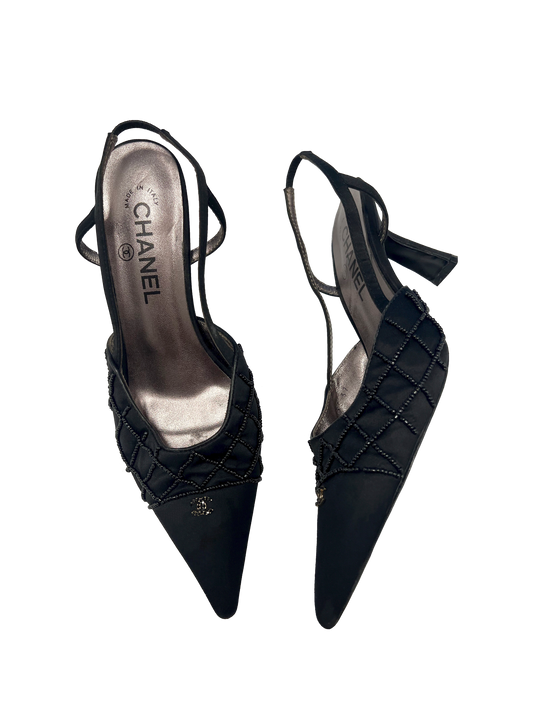 Rare Chanel Slingbacks, IT 37