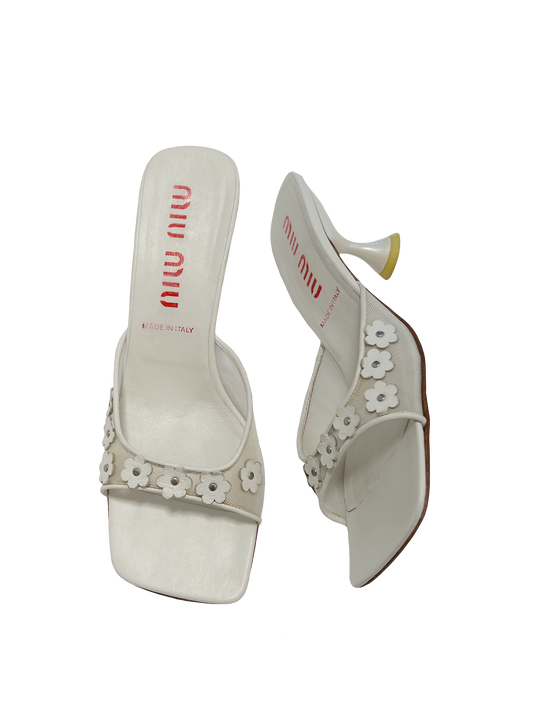 Miu Miu Daisy Heels, IT 38