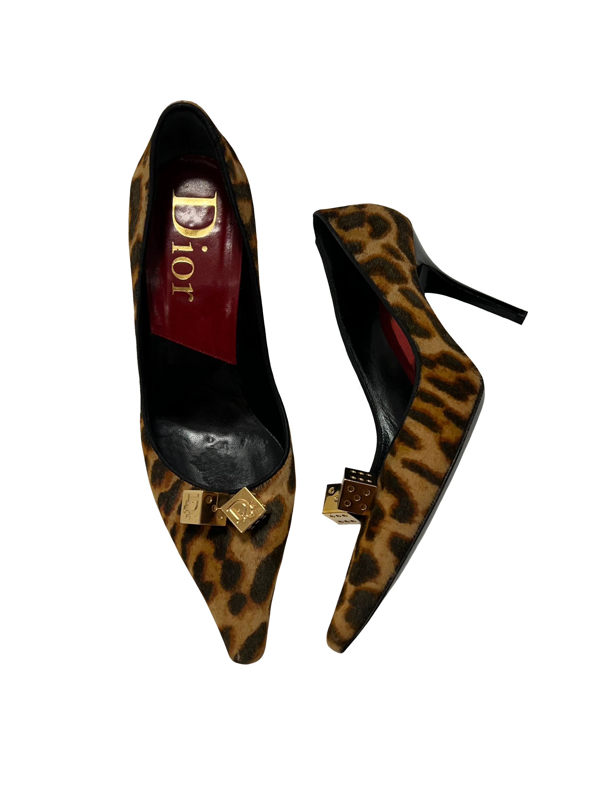 ダ*☆様 Dior ベージュ ポインテッドトゥ ハイヒール 38 D ダ*☆様