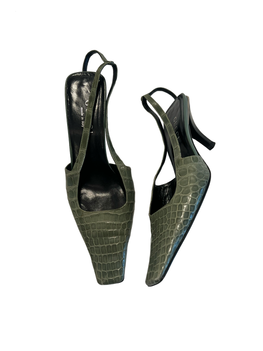 Gucci Slingback Pumps, IT 36.5
