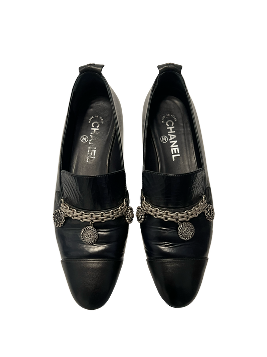 Chanel Coin Loafers, IT 39