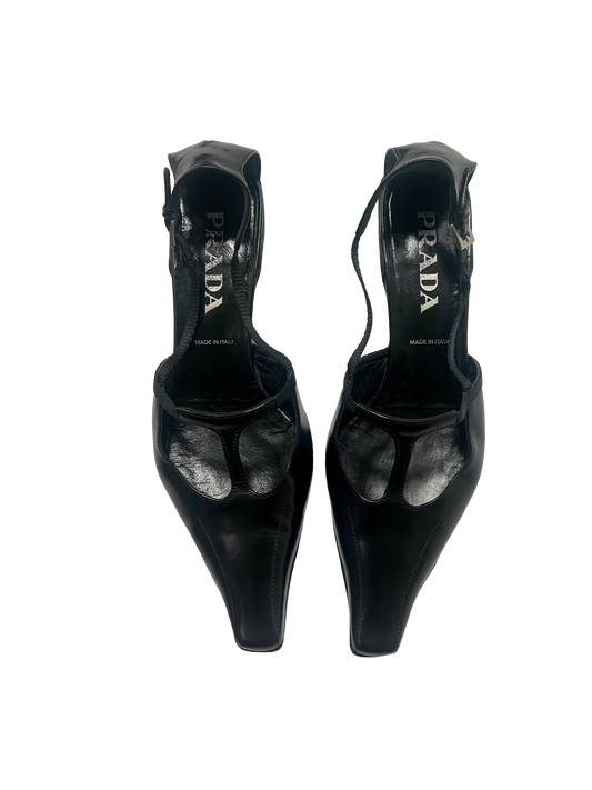 Prada Slingback Heels, IT 36.5