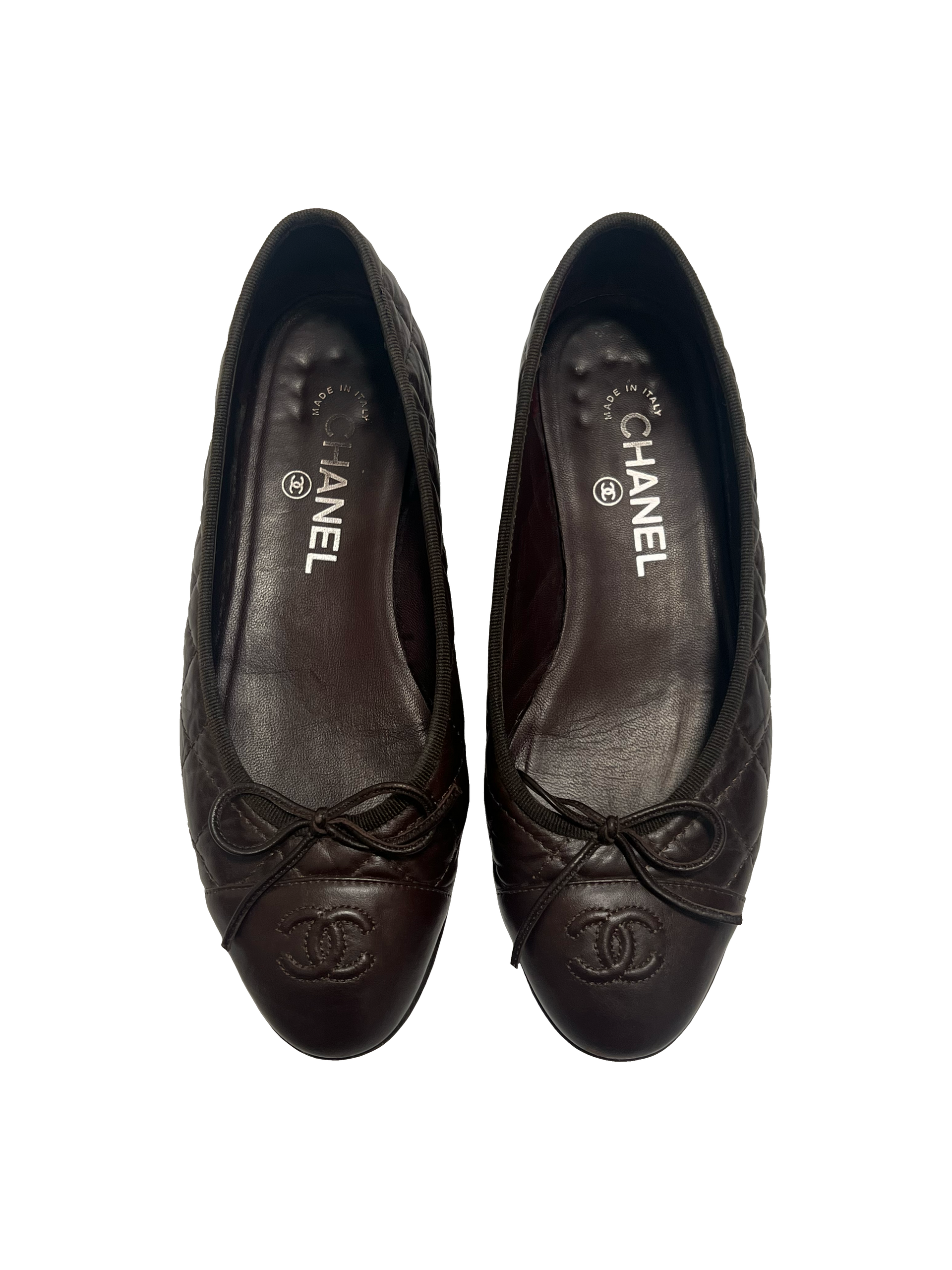 CHANEL バレリーナ ブラック 36.5 Chanel Flats, IT 36.5 – byrenn