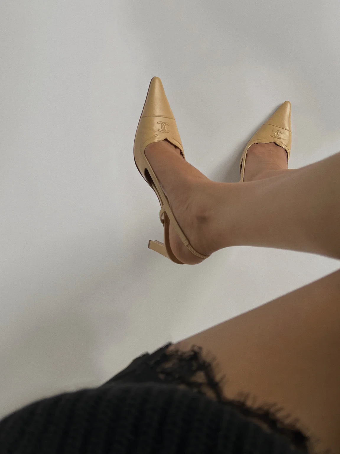 slingback chanel heels 36