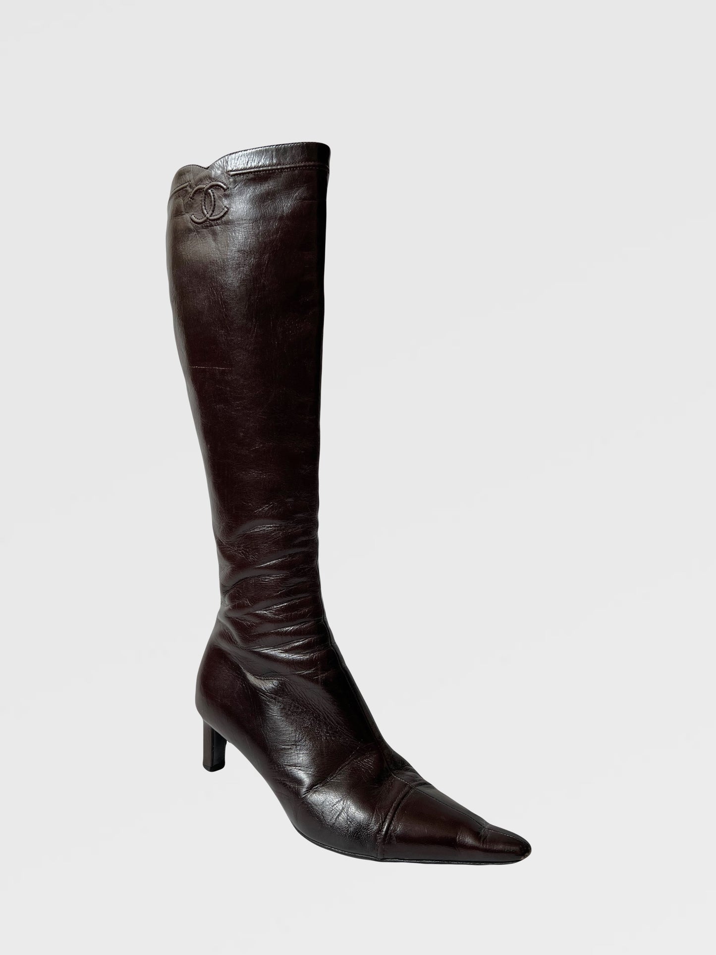 Chanel Knee High Boots, IT 38.5