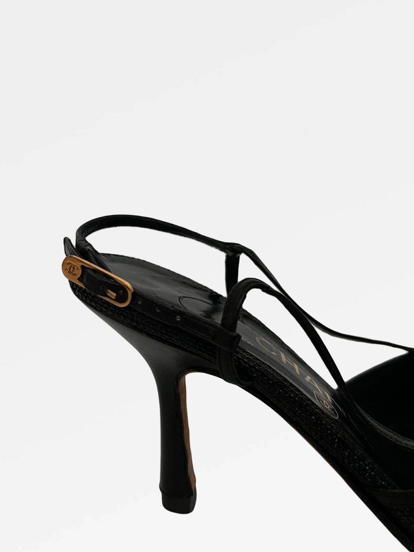 Chanel Slingback Sandals, IT 37.5