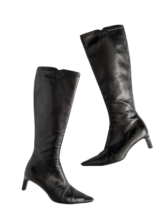Chanel Knee High Boots, IT 37