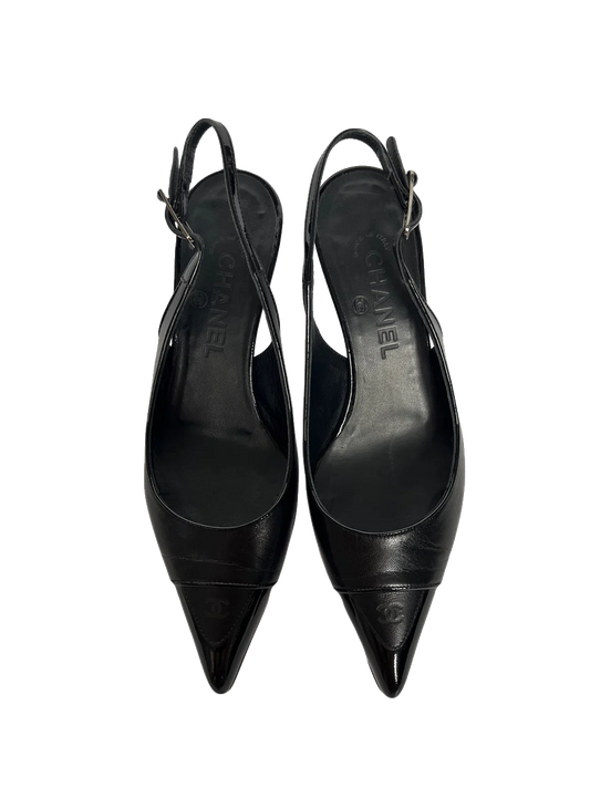 Chanel Slingback Heels, IT 38